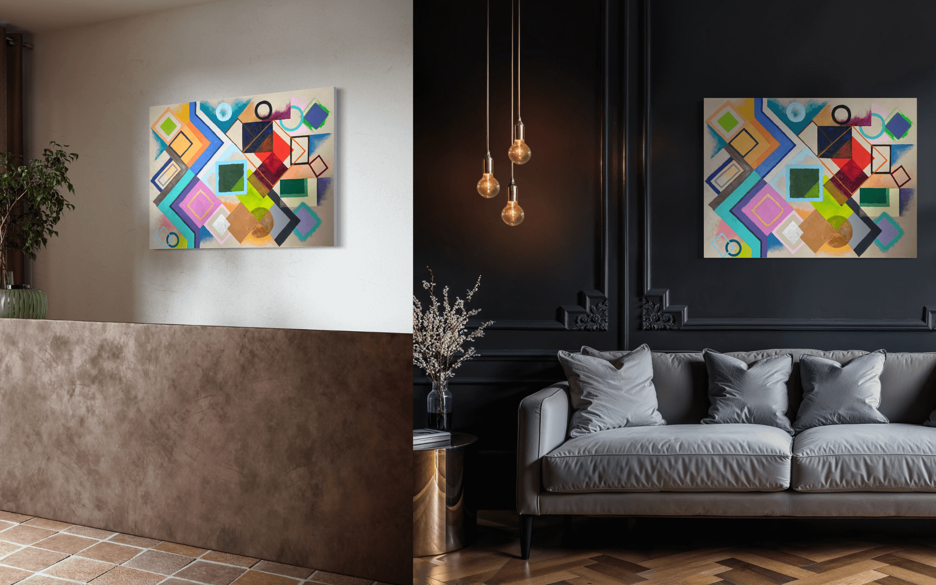 artista cuadros abstractos