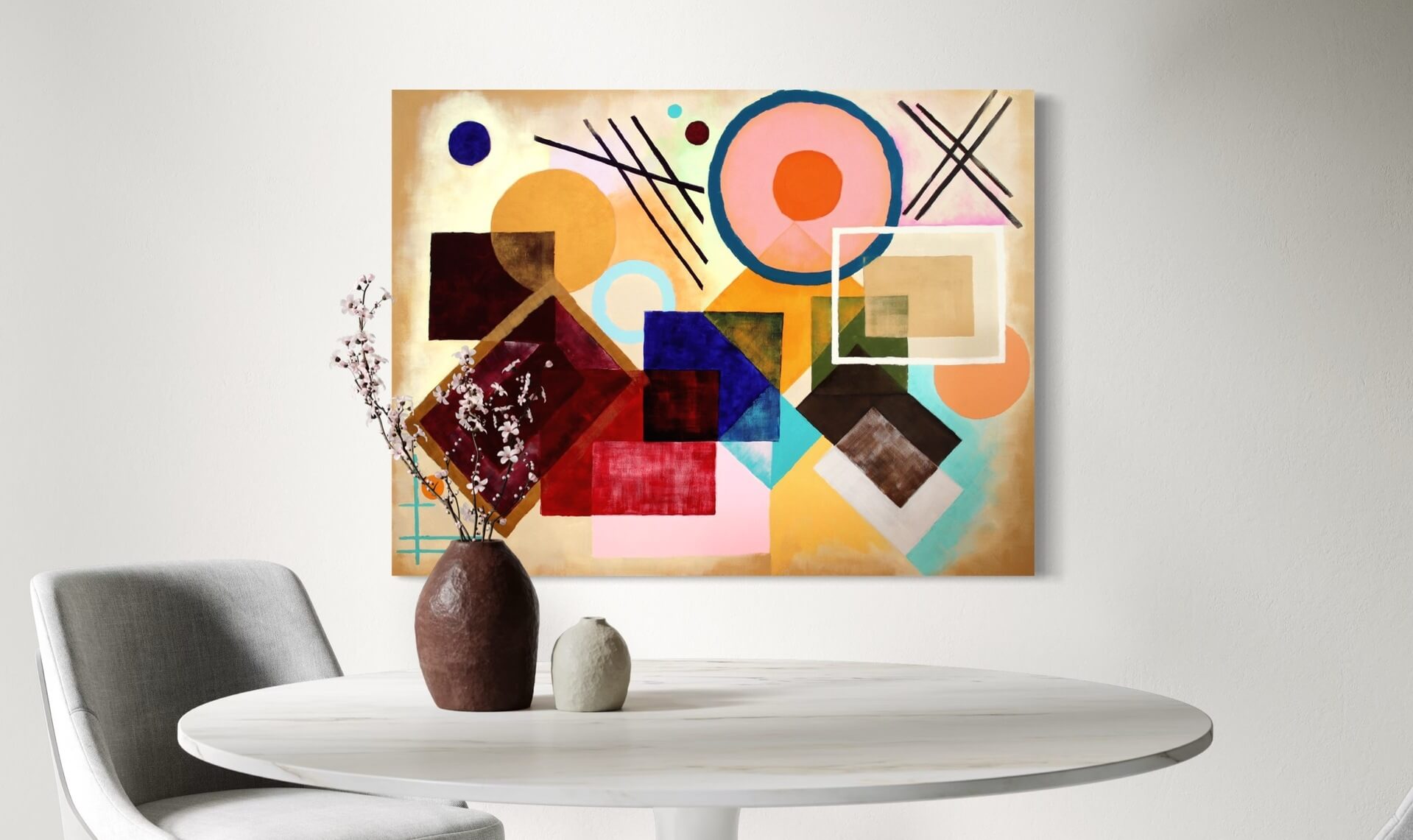 artista cuadros abstractos